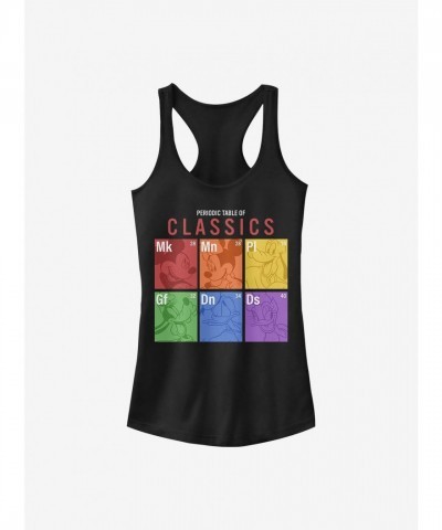Disney Sensational Mickey Mouse Graphic Tank Top for Girls - Black