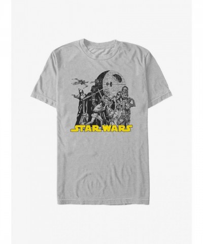 Star Wars Silver Curtain Call T-Shirt for Men