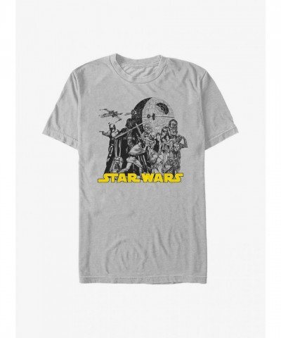 Star Wars Silver Curtain Call T-Shirt for Men