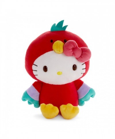 Hello Kitty Tropical Red Parrot Plush 7 Inches for Girls