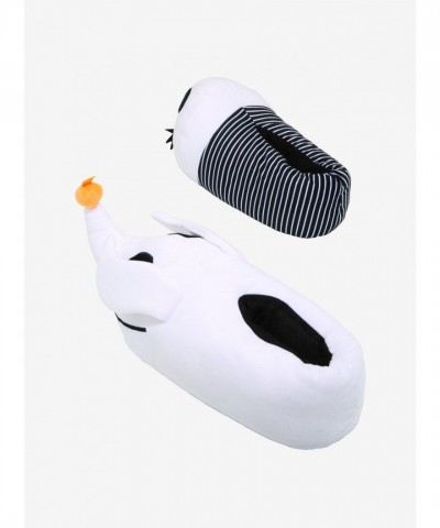 Jack Skellington and Zero Cozy Plush Slippers