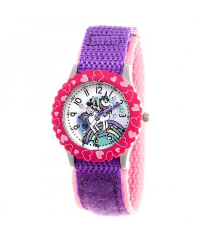 Minnie Mouse Time Teacher Watch with Unicorn Design for Girls