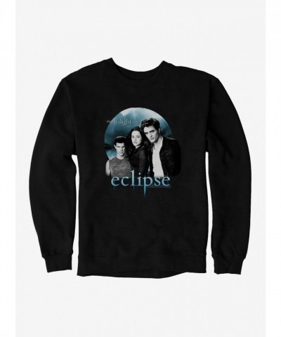 Twilight Eclipse Unisex Heavyweight Fleece Sweatshirt - Black