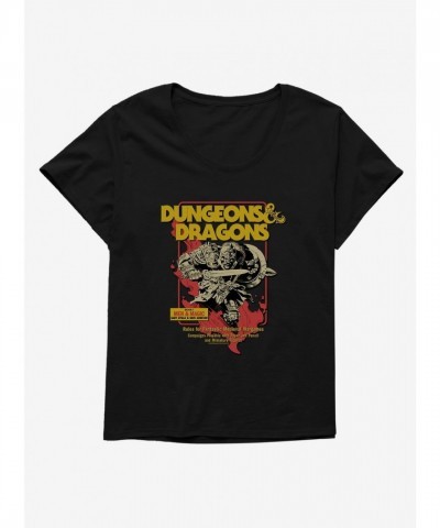 Dungeons & Dragons Men & Magic Comfortable Plus Size Tee for Girls