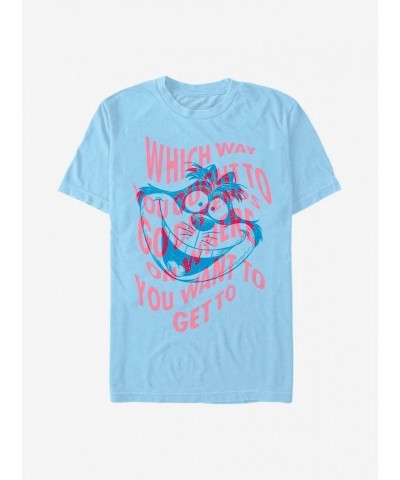 Disney Alice In Wonderland Direction T-Shirt - Men's Blue