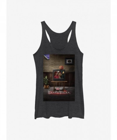 Marvel WandaVision 90s Style Tank Top for Girls - Black
