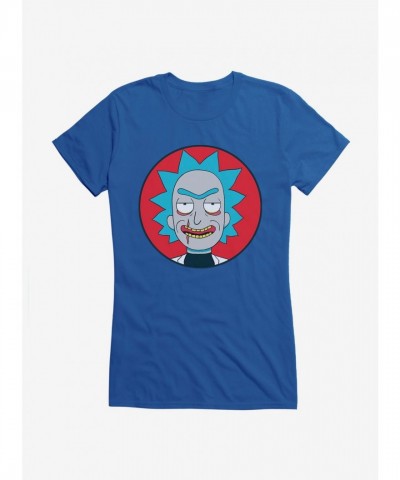 Rick and Morty Evil Rick Junior Girls T-Shirt