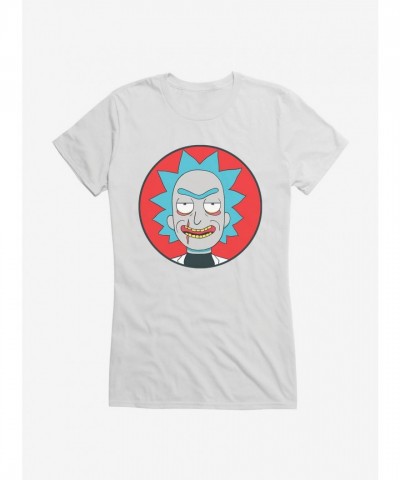 Rick and Morty Evil Rick Junior Girls T-Shirt
