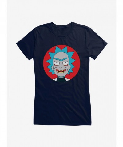 Rick and Morty Evil Rick Junior Girls T-Shirt