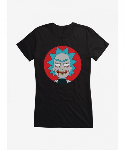 Rick and Morty Evil Rick Junior Girls T-Shirt