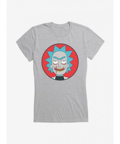 Rick and Morty Evil Rick Junior Girls T-Shirt