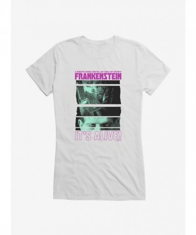 Universal Monsters Frankenstein Girls T-Shirt - Lightweight Cotton Tee