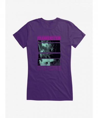 Universal Monsters Frankenstein Girls T-Shirt - Lightweight Cotton Tee