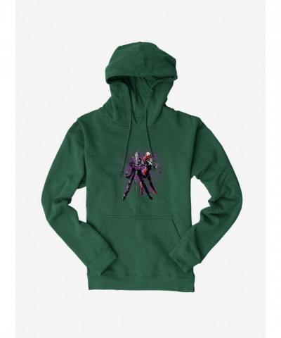 Batman Joker and Harley Quinn Wicked Team Unisex Hoodie