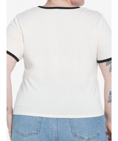 Her Universe Celebrates Disney100 with Vintage Tie-Front Ringer T-Shirt for Girls