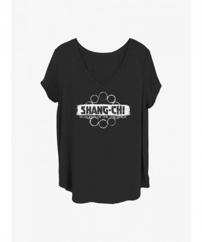 Marvel Shang-Chi Legend Logo Plus Size T-Shirt for Girls - Black