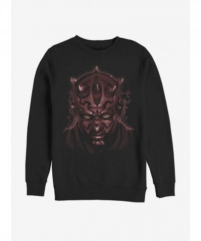 Star Wars Revenge Darth Maul Graphic Black Sweatshirt - Men's