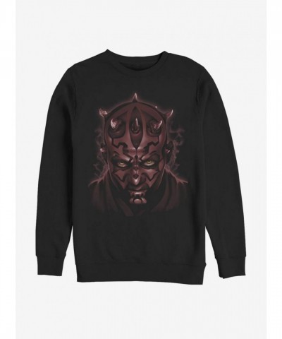 Star Wars Revenge Darth Maul Graphic Black Sweatshirt - Men's