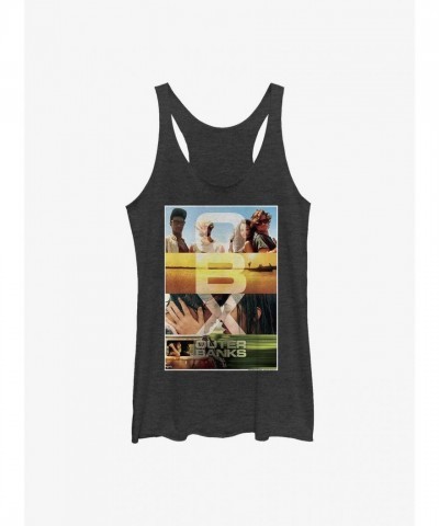 Outer Banks OBX Girls Tank Top - Black Junior Size