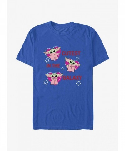 Mandalorian Valentine's Day Tee - Lightweight Blue Men's Cotton Shirt