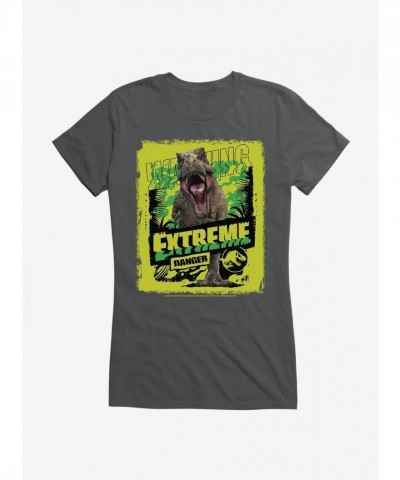 Jurassic World Camp Cretaceous T-Rex Extreme Danger Girls T-Shirt