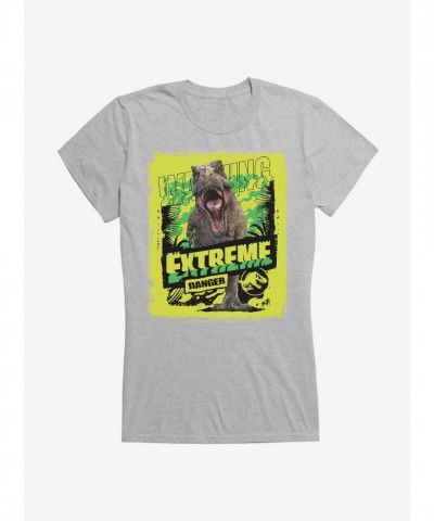 Jurassic World Camp Cretaceous T-Rex Extreme Danger Girls T-Shirt