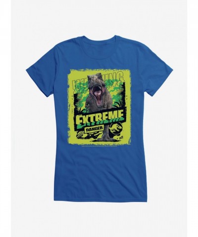 Jurassic World Camp Cretaceous T-Rex Extreme Danger Girls T-Shirt