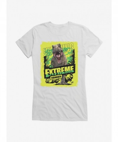 Jurassic World Camp Cretaceous T-Rex Extreme Danger Girls T-Shirt