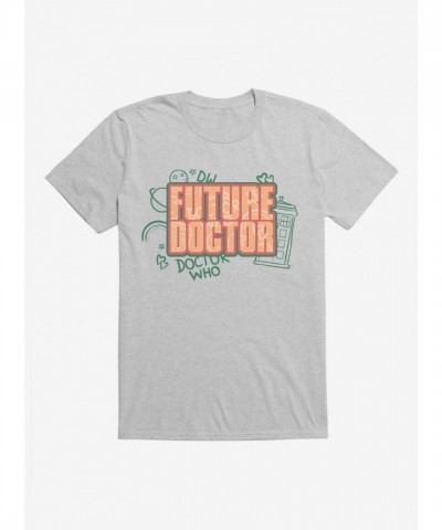 Doctor Who Future Thirteenth Doctor Graffiti T-Shirt - Unisex Grey