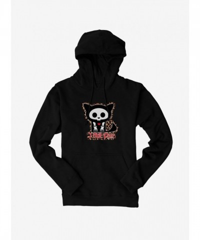 Skelanimals Leopard Print Still Purr Men's Hoodie