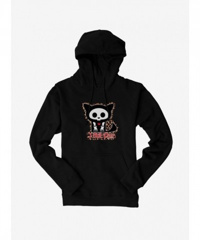Skelanimals Leopard Print Still Purr Men's Hoodie