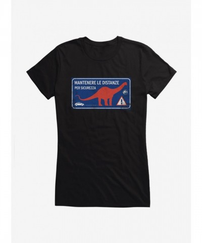 Jurassic World Dominion Keep Safe Distance Girls T-Shirt