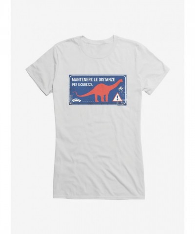 Jurassic World Dominion Keep Safe Distance Girls T-Shirt