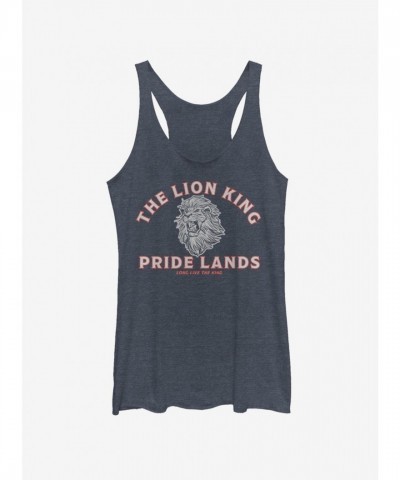Disney Lion King 2019 Minimal Print Girls Tank Top - Blue