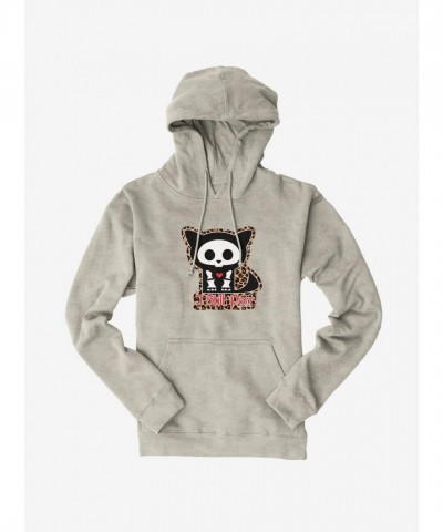 Skelanimals Leopard Print Still Purr Men's Hoodie