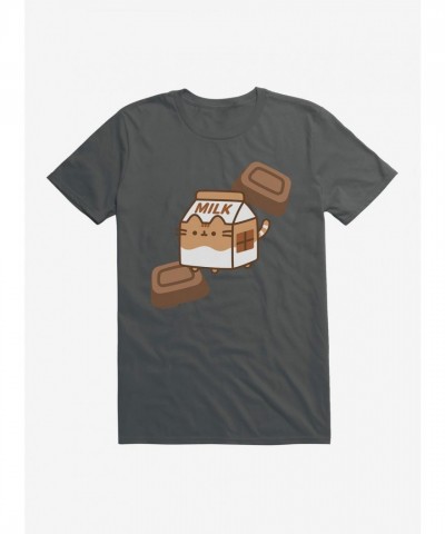 Pusheen Chocolate Milk Design Unisex T-Shirt
