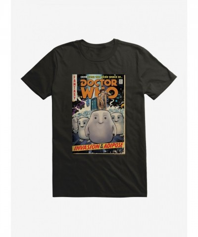 Doctor Who Adipose Invasion Graphic Tee - Black Men's
