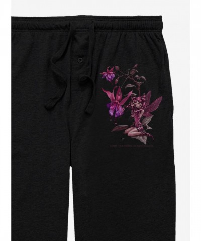 Trick Fairies Black Punk Fairy Pajama Pants for Men - Pink