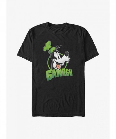 Disney Goofy Big & Tall T-Shirt - Unisex Roomy Fit in Black