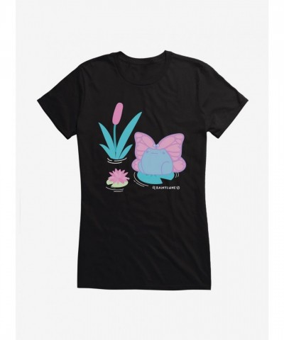 Rainylune Sprout Frog Butterfly Girls T-Shirt