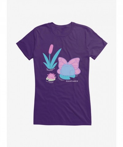 Rainylune Sprout Frog Butterfly Girls T-Shirt