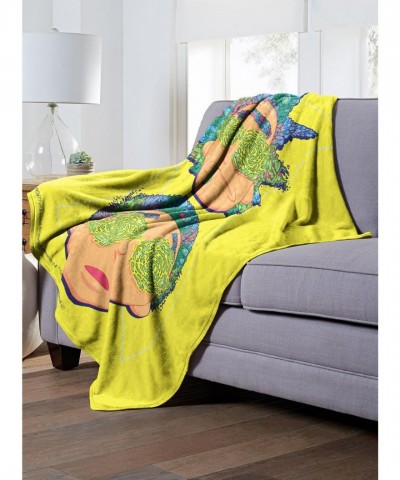 Rick & Morty Flora Head Soft Throw Blanket by Warner Bros