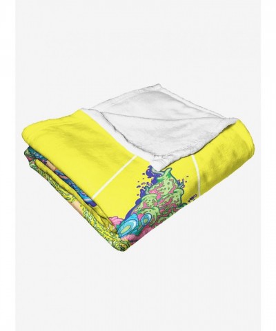 Rick & Morty Flora Head Soft Throw Blanket by Warner Bros