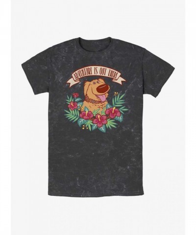 Disney Pixar Up Dug Mineral Wash T-Shirt for Men - Multi Colors