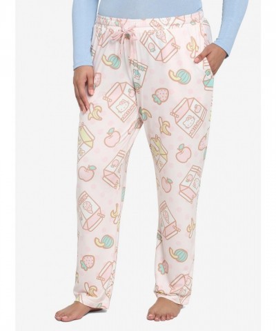 Hello Kitty Friends Milk Carton Plus Size Pajama Pants
