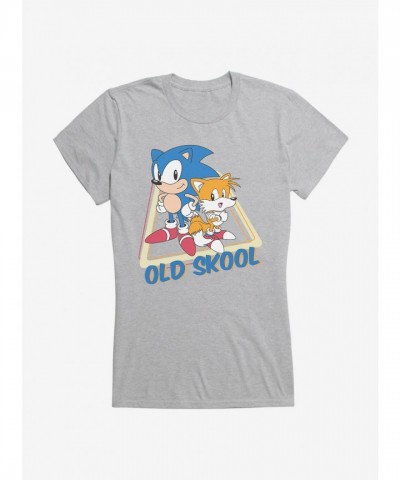 Sonic And Tails Retro Style Girls T-Shirt