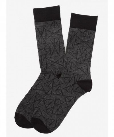 Harry Potter Deathly Hallows Dark Socks for Wizards and Muggles