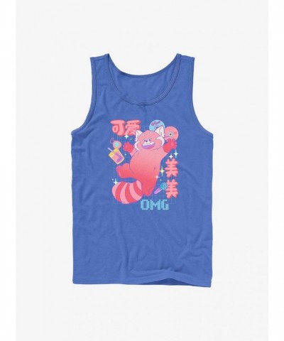 Disney Pixar Turning Red Adorable Blue Tank Top for Men