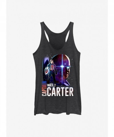 Marvel Girls' The Hydra Stomper Logo Black Tank Top
