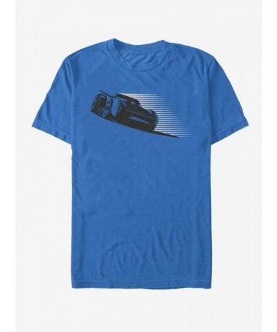 Disney Jackson Storm Stripes Unisex T-Shirt - Royal Blue